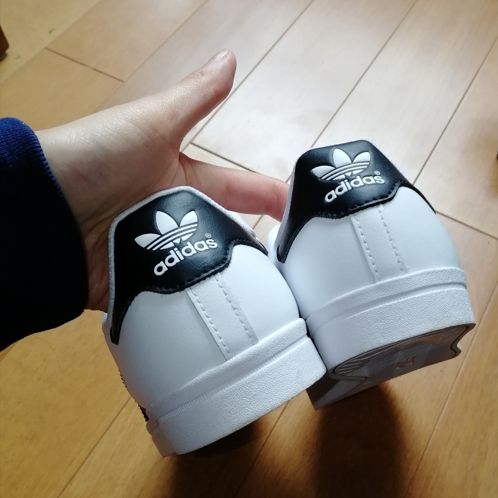 ADIDAS Coast Star J Walking Shoes White Sneakers Sportswear Leather EE9698 - Picture 14 of 14